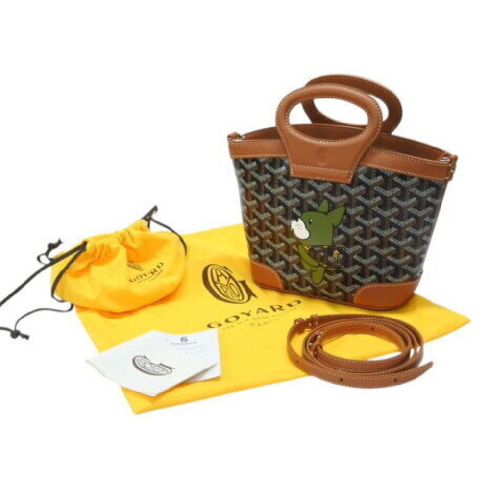 GOYARD Beluga handbag Korea limited edition brown black leather